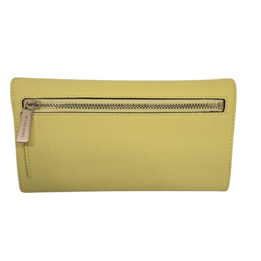 Michael Kors Trifold Wallet Sunshine Yellow - Picture 2 of 9